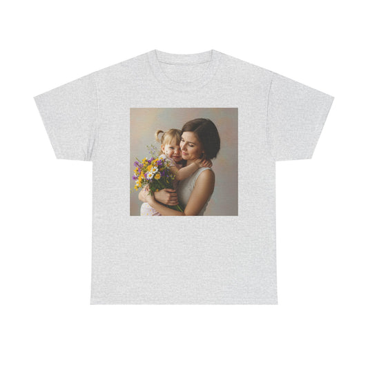 Cherished Moments Unisex Heavy Cotton Tee - Perfect for Mother's Day & Everyday Wear