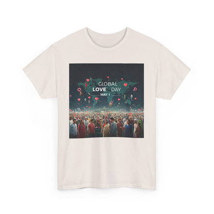 Global Love Day Unisex Heavy Cotton Tee