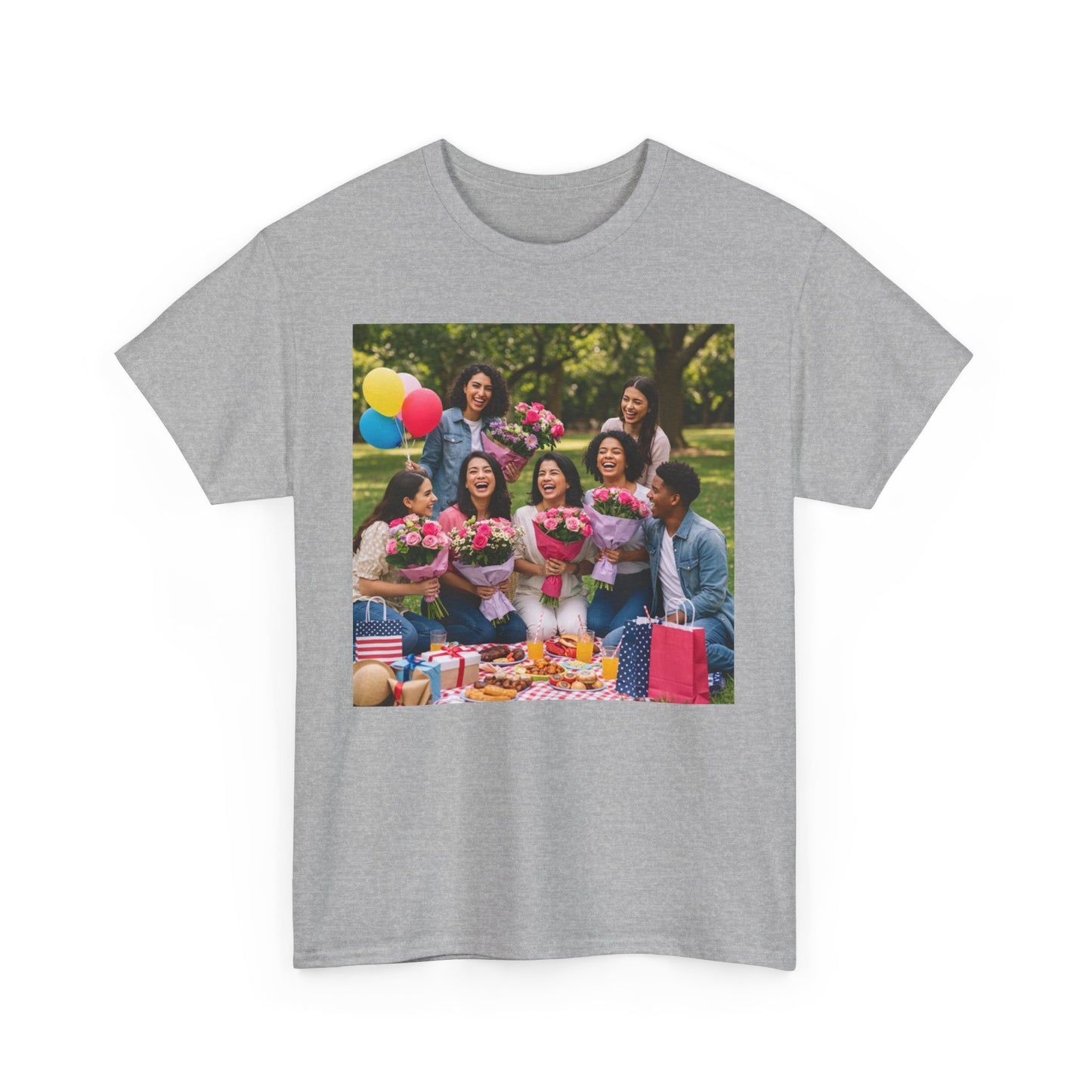 Mothers Day Cherished Moments Unisex Heavy Cotton Tee - Perfect for Mother's Day & Everyday Wear