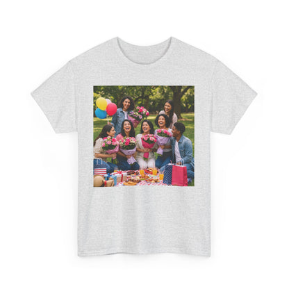 Mothers Day Cherished Moments Unisex Heavy Cotton Tee - Perfect for Mother's Day & Everyday Wear