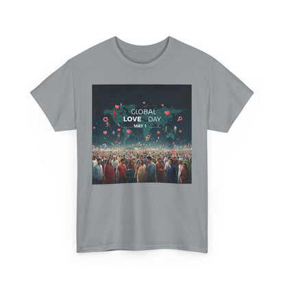 Global Love Day Unisex Heavy Cotton Tee