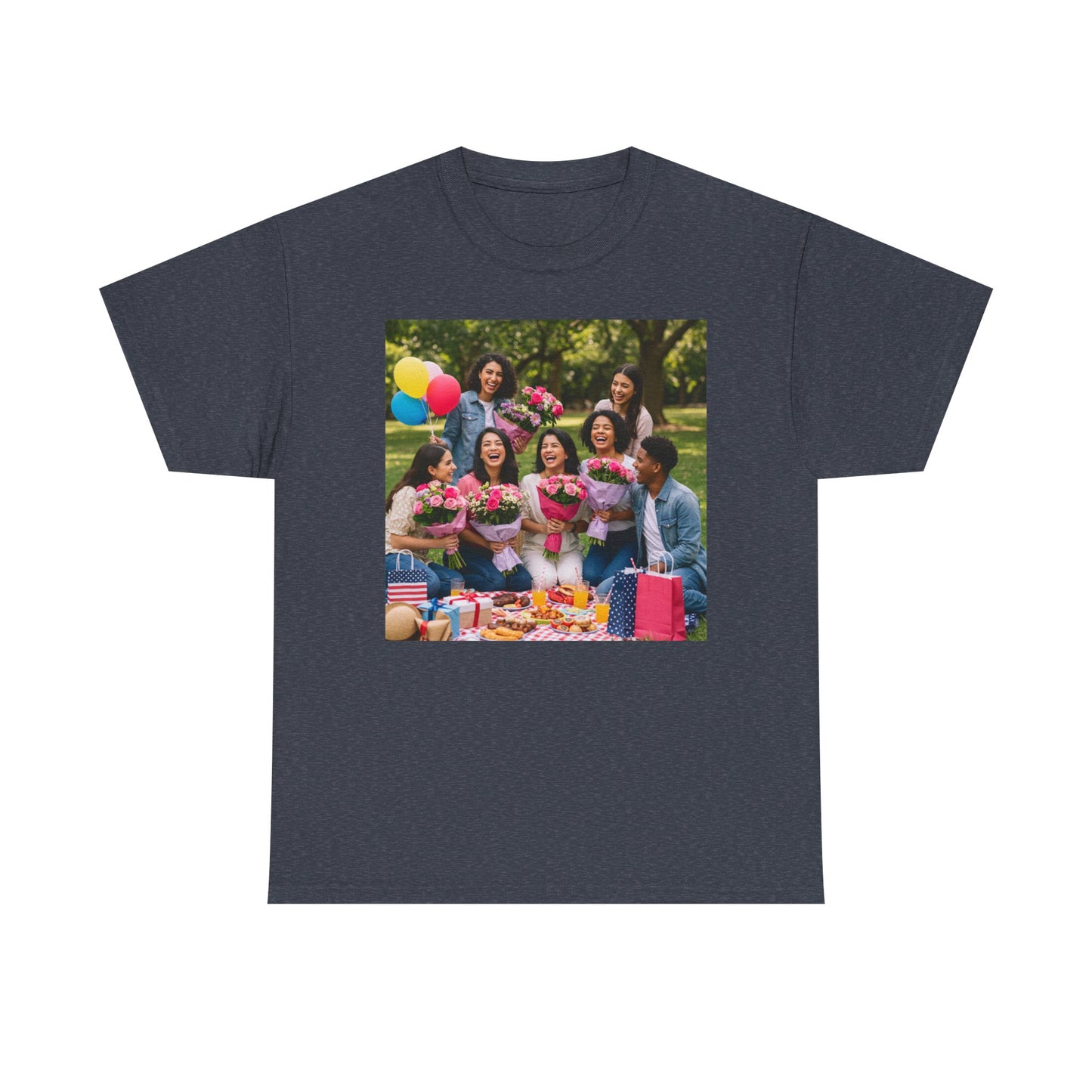 Mothers Day Cherished Moments Unisex Heavy Cotton Tee - Perfect for Mother's Day & Everyday Wear