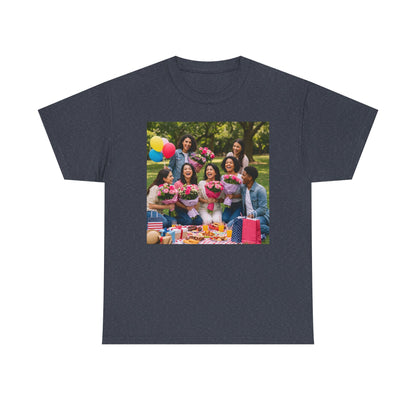 Mothers Day Cherished Moments Unisex Heavy Cotton Tee - Perfect for Mother's Day & Everyday Wear