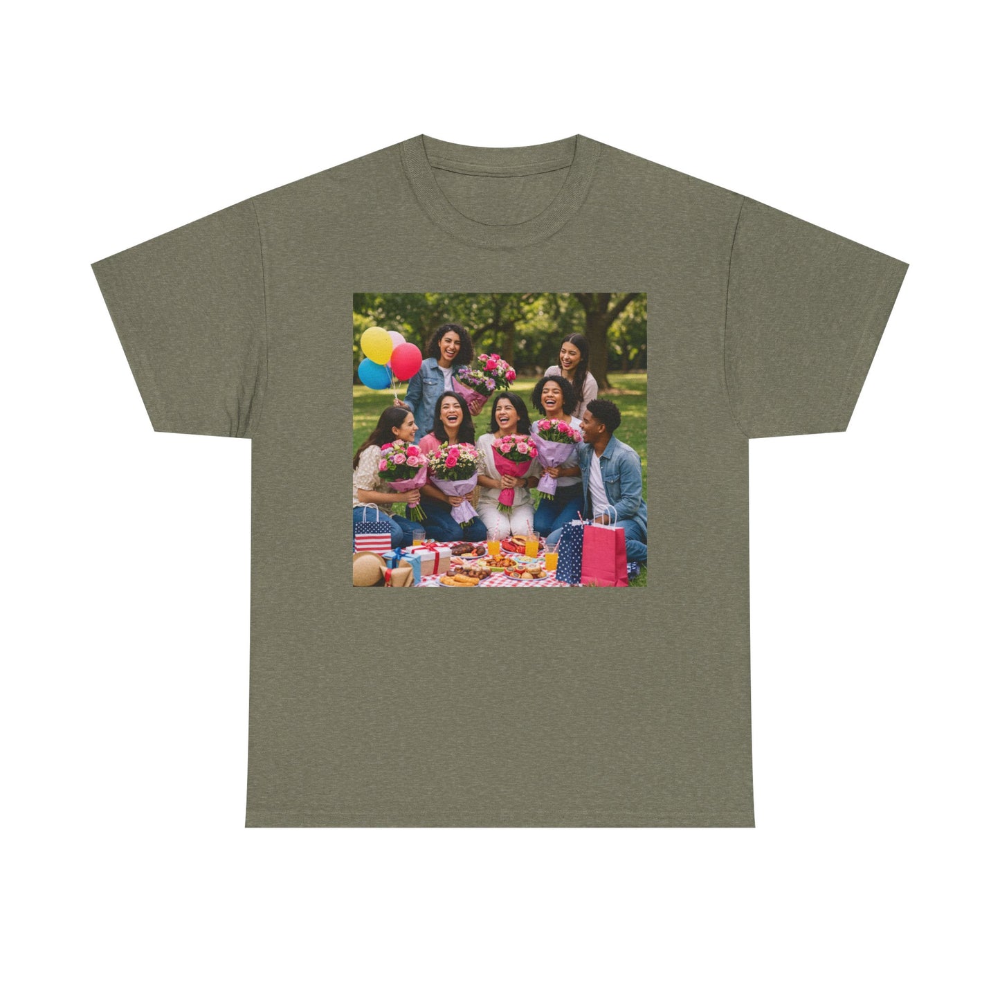 Mothers Day Cherished Moments Unisex Heavy Cotton Tee - Perfect for Mother's Day & Everyday Wear
