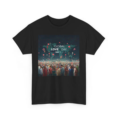Global Love Day Unisex Heavy Cotton Tee