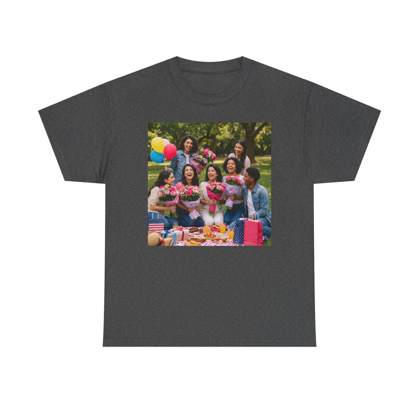 Mothers Day Cherished Moments Unisex Heavy Cotton Tee - Perfect for Mother's Day & Everyday Wear