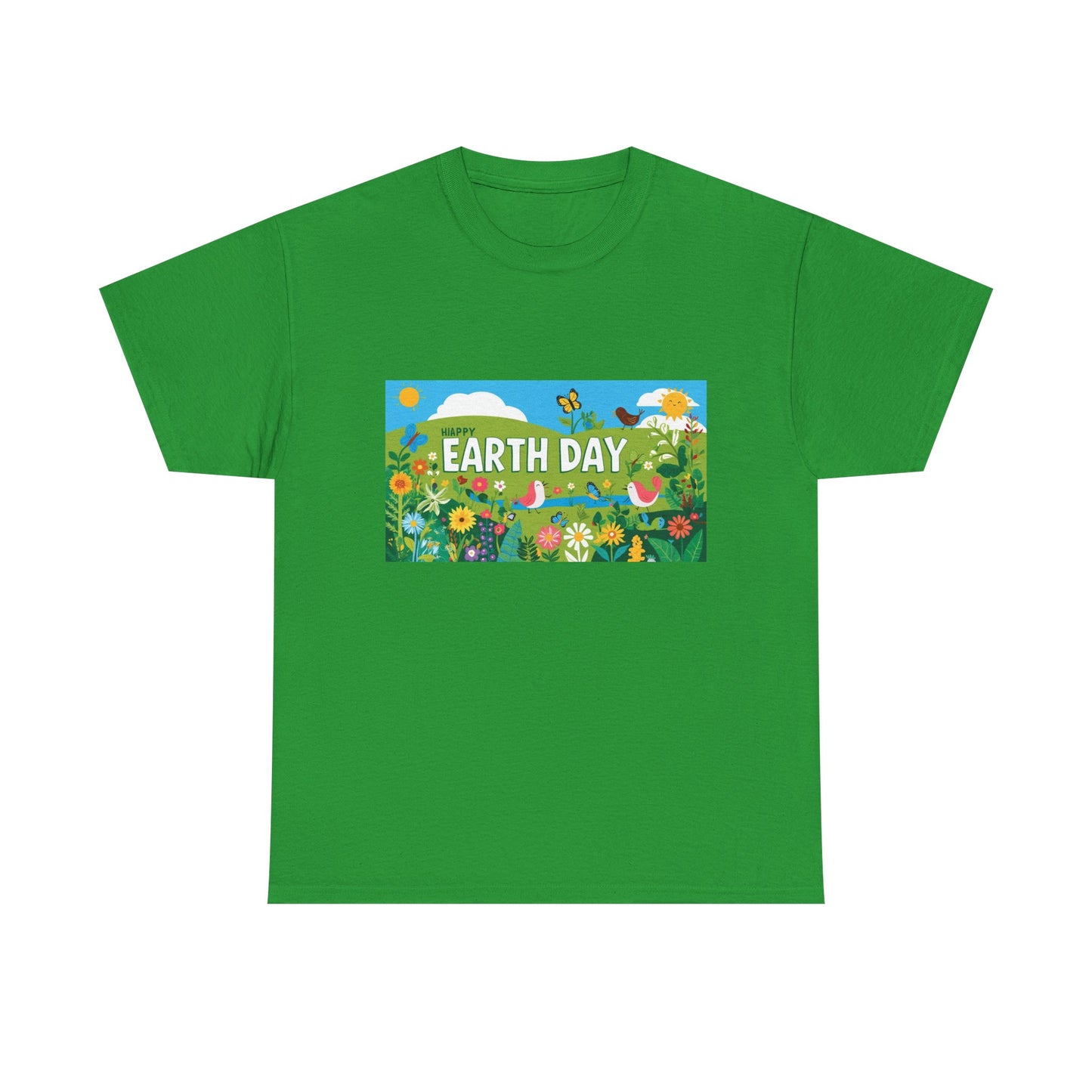 Earth Day Unisex Heavy Cotton Tee – Celebrate Nature with Sustainable Style