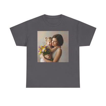 Cherished Moments Unisex Heavy Cotton Tee - Perfect for Mother's Day & Everyday Wear