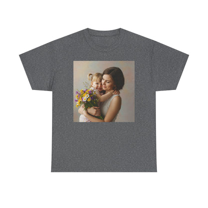 Cherished Moments Unisex Heavy Cotton Tee - Perfect for Mother's Day & Everyday Wear