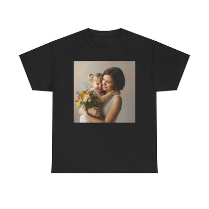 Cherished Moments Unisex Heavy Cotton Tee - Perfect for Mother's Day & Everyday Wear