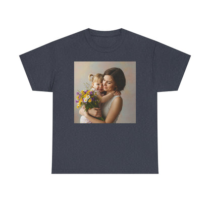 Cherished Moments Unisex Heavy Cotton Tee - Perfect for Mother's Day & Everyday Wear