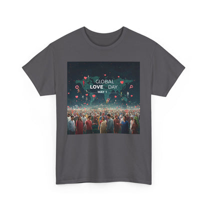 Global Love Day Unisex Heavy Cotton Tee