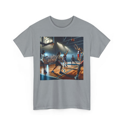 Basketball Vibe Unisex Heavy Cotton Tee - Perfect Gift for Sports Lovers