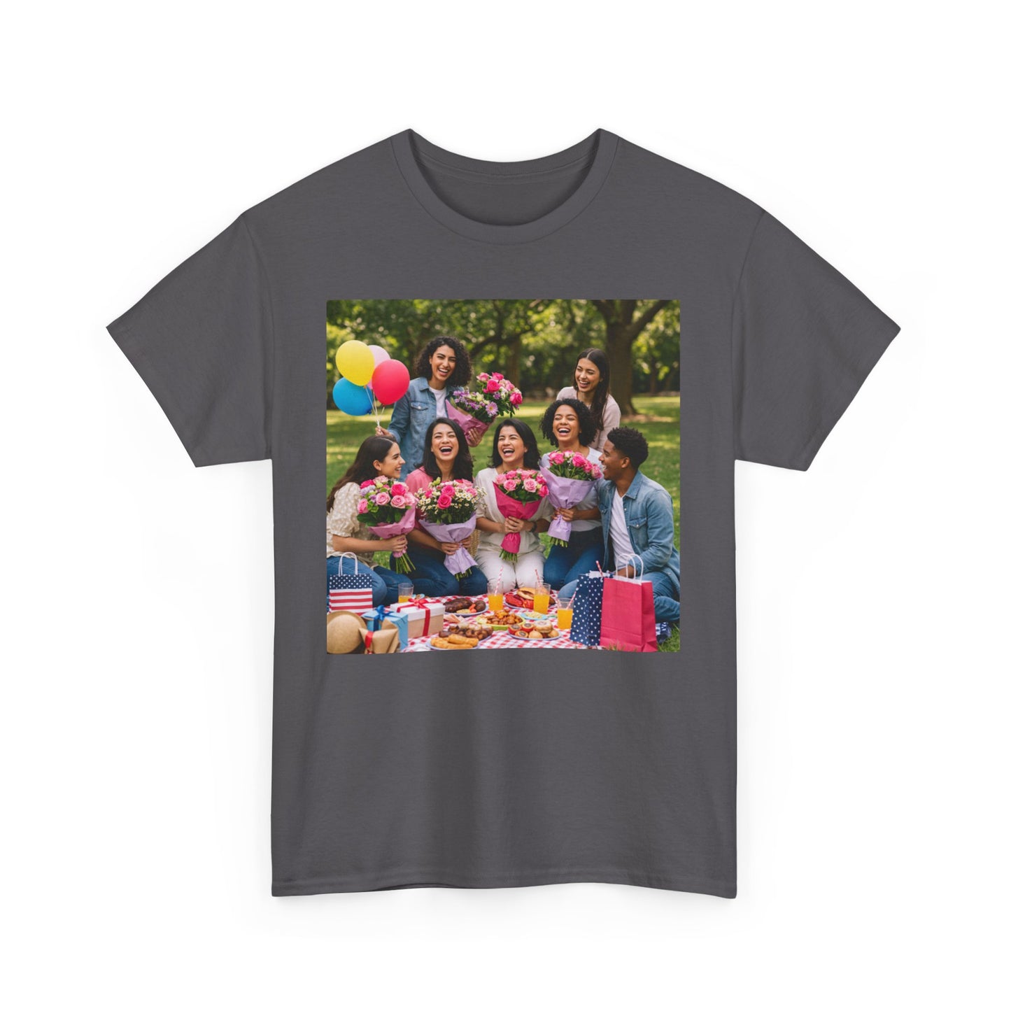 Mothers Day Cherished Moments Unisex Heavy Cotton Tee - Perfect for Mother's Day & Everyday Wear