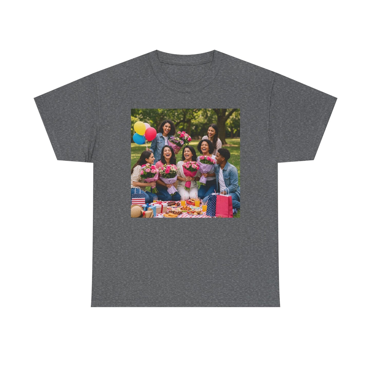 Mothers Day Cherished Moments Unisex Heavy Cotton Tee - Perfect for Mother's Day & Everyday Wear
