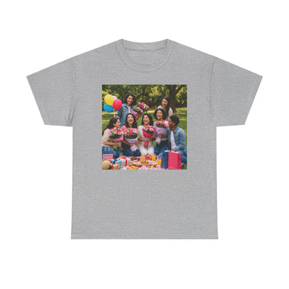 Mothers Day Cherished Moments Unisex Heavy Cotton Tee - Perfect for Mother's Day & Everyday Wear