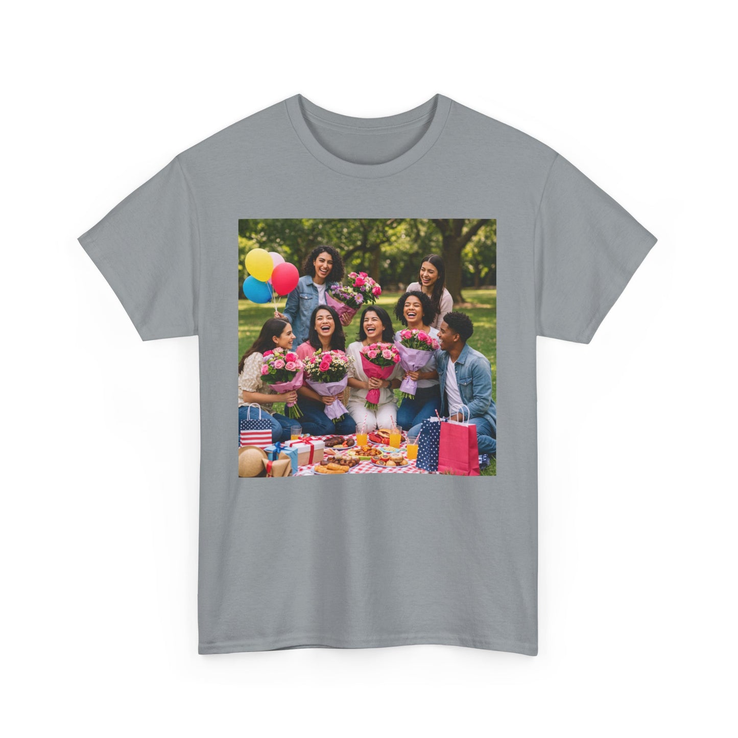 Mothers Day Cherished Moments Unisex Heavy Cotton Tee - Perfect for Mother's Day & Everyday Wear