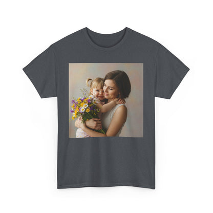 Cherished Moments Unisex Heavy Cotton Tee - Perfect for Mother's Day & Everyday Wear