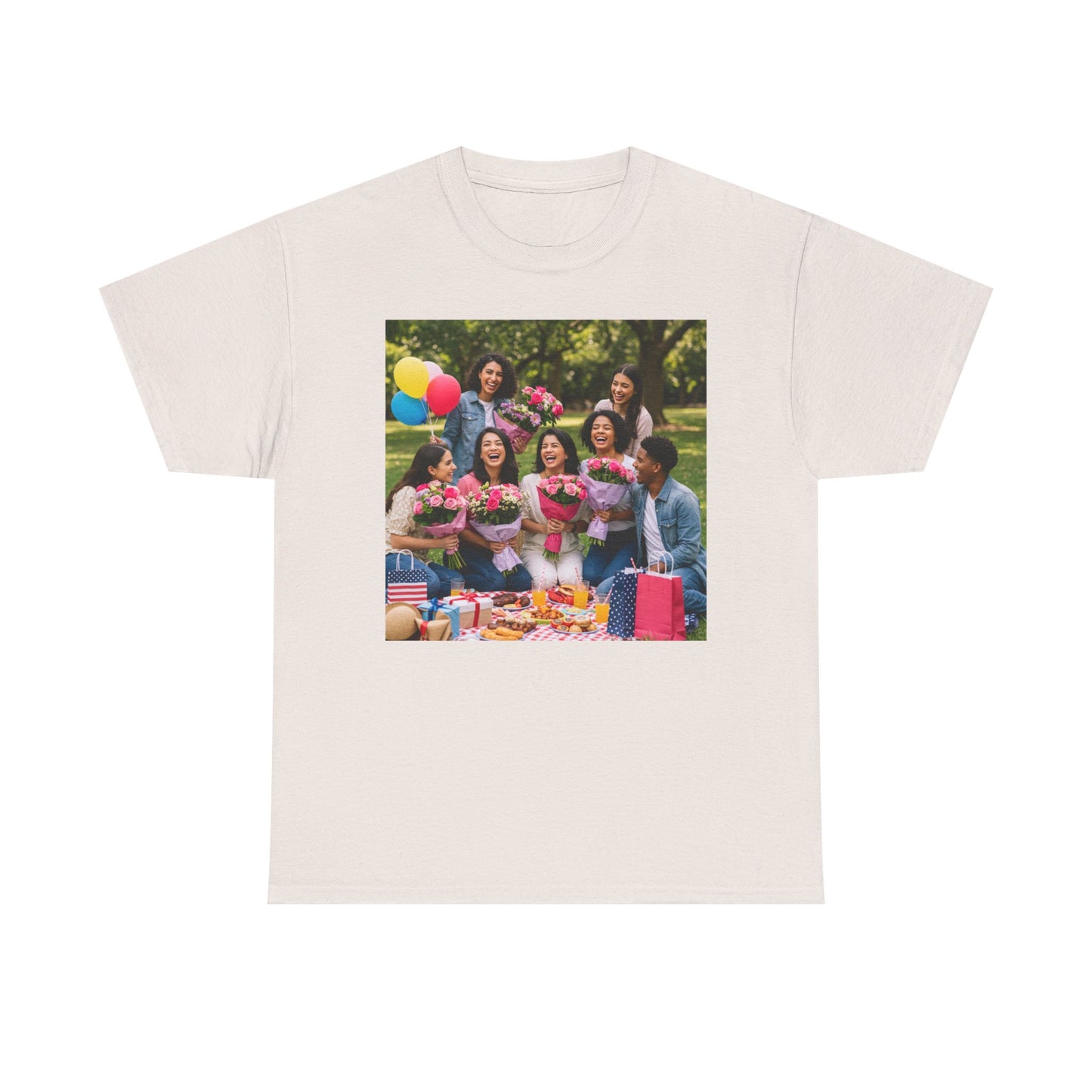 Mothers Day Cherished Moments Unisex Heavy Cotton Tee - Perfect for Mother's Day & Everyday Wear