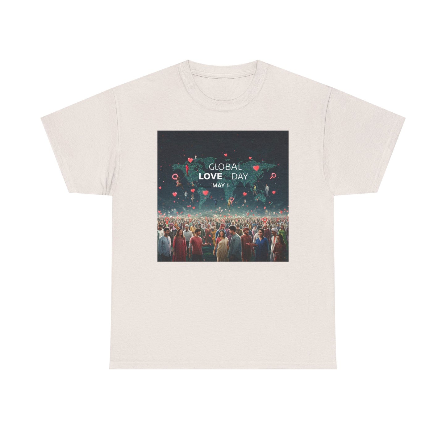 Global Love Day Unisex Heavy Cotton Tee