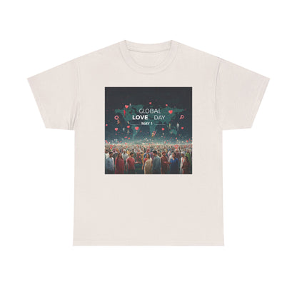 Global Love Day Unisex Heavy Cotton Tee