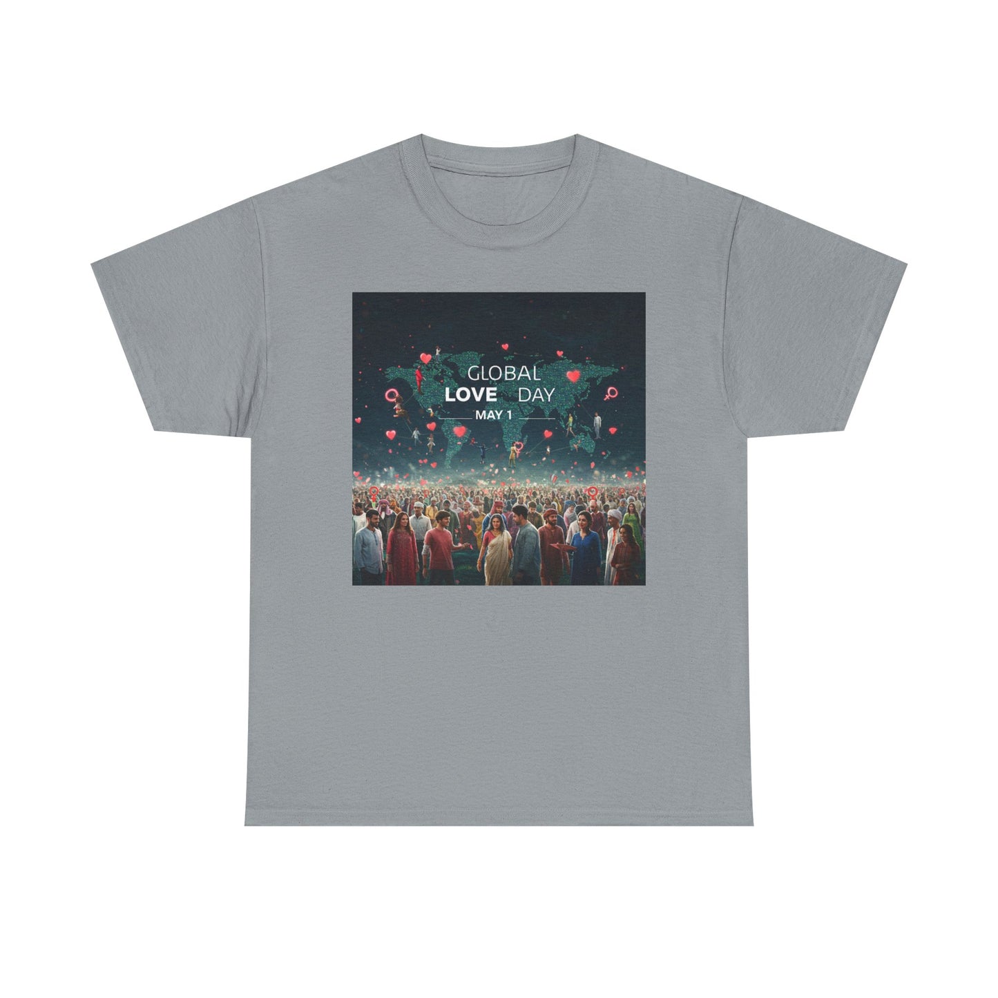 Global Love Day Unisex Heavy Cotton Tee