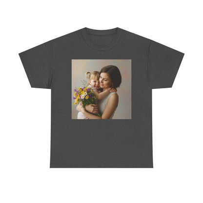 Cherished Moments Unisex Heavy Cotton Tee - Perfect for Mother's Day & Everyday Wear