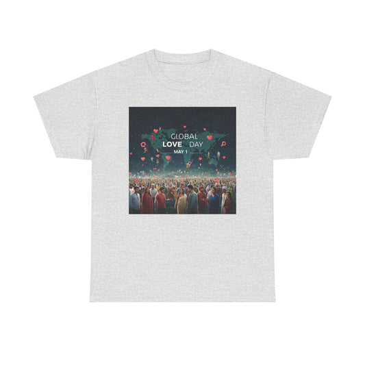 Global Love Day Unisex Heavy Cotton Tee