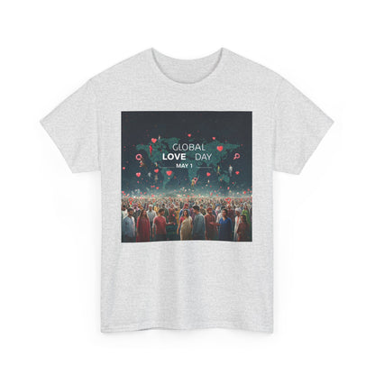 Global Love Day Unisex Heavy Cotton Tee